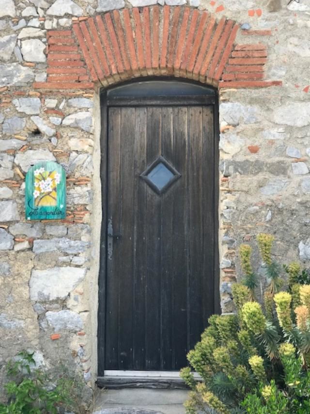 l amandier porte entrée